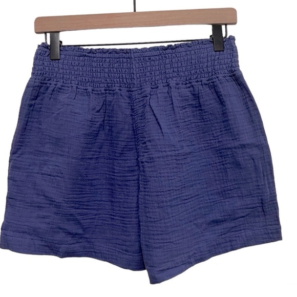 THREE DOTS Double Gauze Short in Periwinkle Blue Size Small NWT - Picture 2 of 8